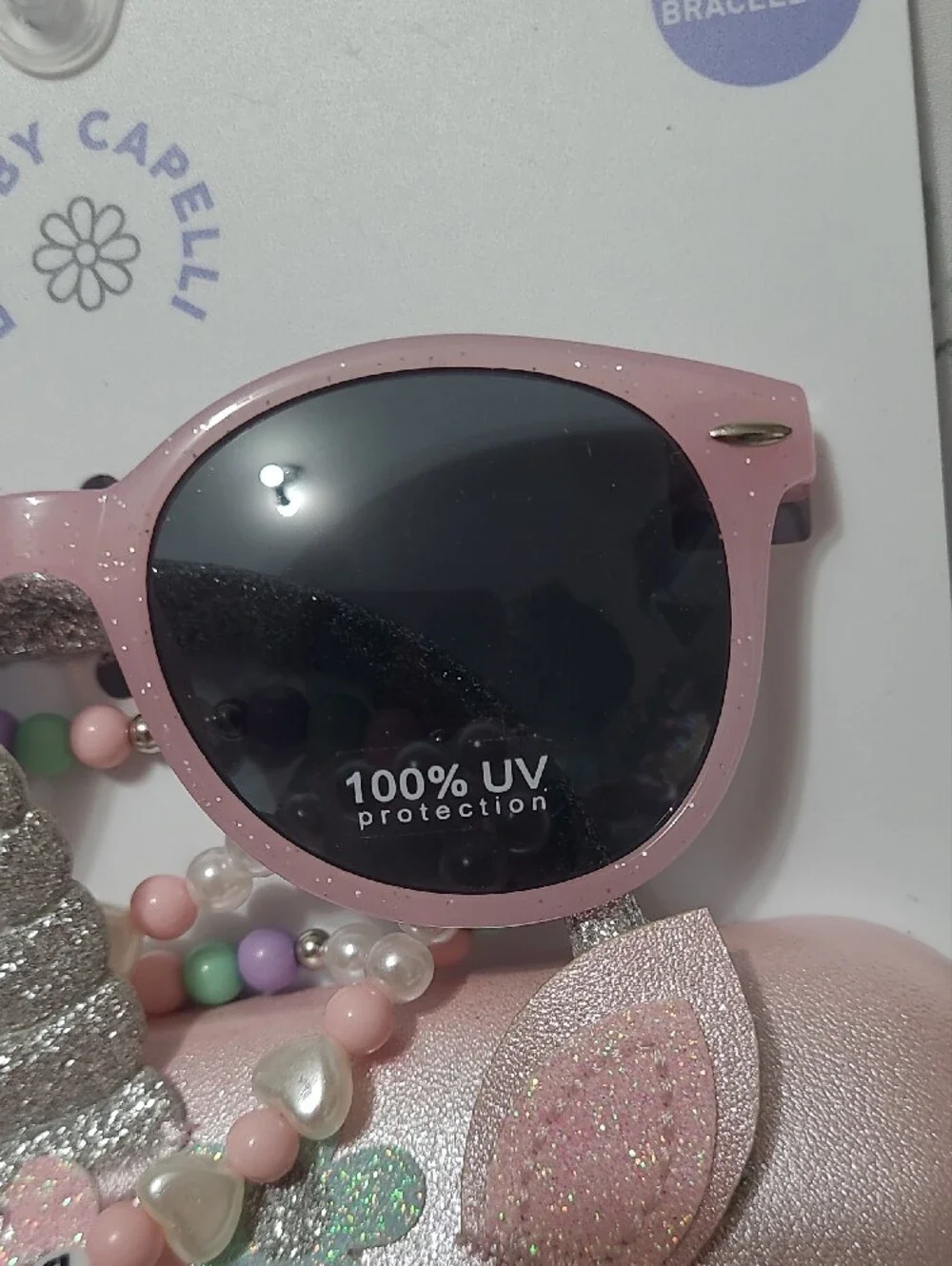 Capelli of New York Pink Kids Sunglasses with Unicorn Case